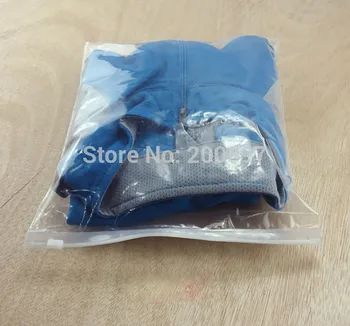 Podwójna, przezroczysta strona torby z zamknięciem na suwak do pakowania odzieży 20*25 cm, dostępna jest drukowanie na zamówienie 50 szt./lot