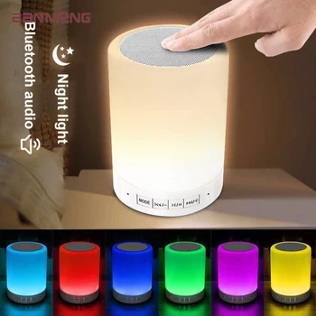 Ekran dotykowy led Inteligentny głośnik bluetooth lampa stołowa wewnętrzne i oświetlenie zewnętrzne Wygodne, Kolorowe światło