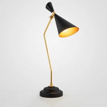 Badanie amerykańskich nowoczesnych lamp stołowych żelazne lampy nocne lampy do sypialni markowe retro lampy stołowe do czytania ZA811154