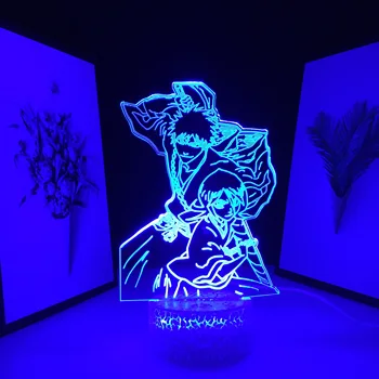 Anime Bleach 3D Lampa do Dekoracji Domu Nocna Fajny Prezent Na Urodziny Akrylowy Led Wybielacz Lampa Stołowa