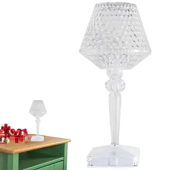 Kryształowy Lampa Stołowa Z Touch Diamond Sypialnia Obok Małej Lampy 16 Zmiana Koloru Diamond Szafka Kontrolna Dla