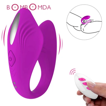 Bezprzewodowy Wibrator Zabawki Dla Dorosłych, Dla Par USB Akumulator Dildo G Spot U Silikonowy Stymulator Podwójne Wibratory Sex Zabawki Dla Kobiet