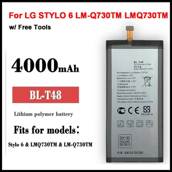 Bateria BL-T48 4000 mah do LG STYLO 6 LM-Q730TM LMQ730TM Baterie
