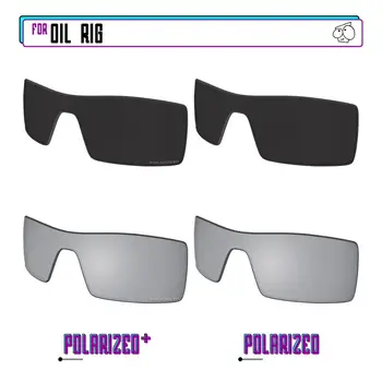 Wymienne soczewki polaryzacyjne EZReplace okulary Oakley Oil Rig - BkSrP Plus-BkSrP