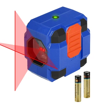 SORAKO Czerwony laser poziom Poprzeczna linia laserowa, Samopoziomujące pionowa i pozioma linia, DIY gospodarczy i pionowy wkład liniowy poziom