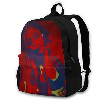 Pj Harvey (ilustracja wektora fan-art) Plecaki dla dzieci w wieku szkolnym, młodzieży, Dziewcząt, torby podróżne, Pj, Pj Harvey, Nick Cave, muzyka na Żywo