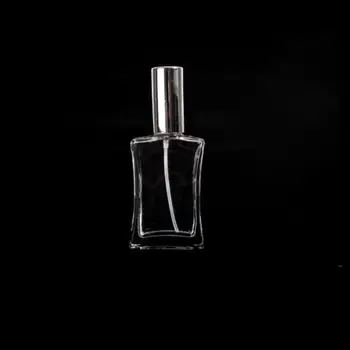 50 ml Kwadratowy Szklany Flakon Perfum Pusty Perfumowany Przezroczysty Spray Opakowanie Wielokrotnego Użytku, Butelki Natryskowy LX9251