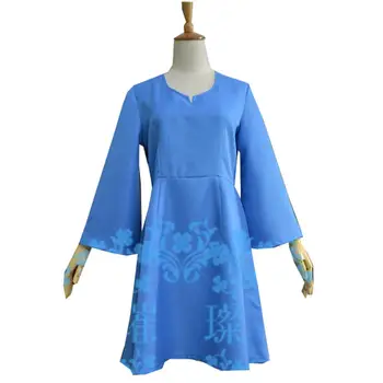 2021 Laputa: Niebieski zamek Sita Lolita Niebieska Sukienka Cosplay Kostium