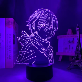 Anime Норагами Ято Figurka Led lampka Nocna do Sypialni Wystrój Światło Prezent na Urodziny Manga Норагами 3d Lampa Akryl