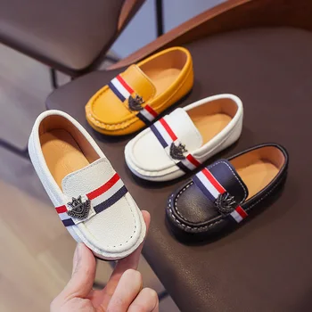 Nowość 2021 roku; buty Doudou dla dziewcząt i chłopców w stylu brytyjskim w stylu retro; casual buty z miękkiej skóry na jedną nogę; modne buty dla dzieci