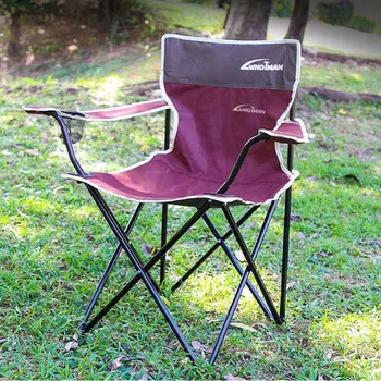 Odkryty Oxford Tkanina Podróży Krzesło Przenośny Wakacje Camping Nadmorski Krzesło Wędkarskie Krzesło Kempingowe Składane Krzesła Natura Camping Krzesło