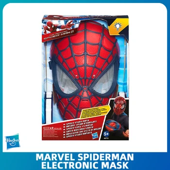 Hasbro Avengers Deluxe Spider-man Podczerwieni Efekt Świetlny Kask z Запускающей Talerzem Zabawki dla Dzieci A5713