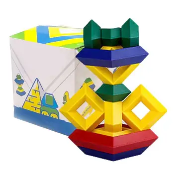 Piramida Klocki Piramida 3D Puzzle Dla Dzieci, Puzzle 3D, Puzzle Dla Dzieci i dorosłych-Twórcze Przedszkole
