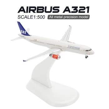 1:500 Airbus A321 Samolot Umiera Stop linii Lotniczych Samolot Precyzyjna Model Samolotu Zabawka do Kolekcji Prezenty dla Dzieci
