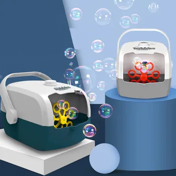 Elektryczna Maszyna Moczowego Automatyczna Spieniarka Ciągły Bańki Robi Przenośną Zabawkę Dla Dzieci Kreatywne Prezenty Dla Dzieci