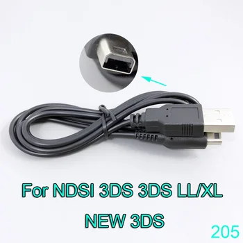 ChengHaoRan 50 szt. Ładowarka USB Kabel Zasilania Kabel do Nintendo New 3DS XL, 3DS 2DS XL LL uniwersalny