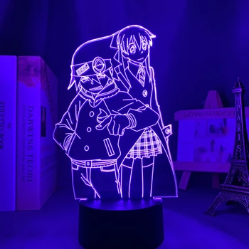 Anime Oprawa Led Soul Eater do Sypialni Dekoracyjny Nocne Prezent Na Urodziny Sala zabaw dla Dzieci 3d Lampa Mangi Soul Eater