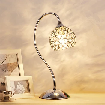 UE/USA Wtyk Kryształowy lampa Energooszczędna Nocne Lampy do Sypialni, Salonu, Jadalni (bez żarówki)
