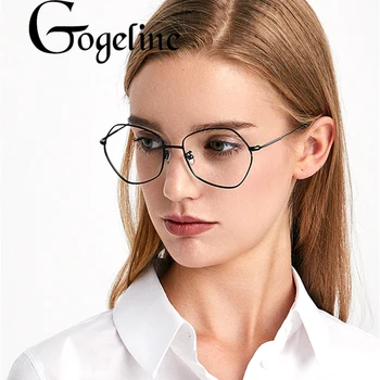 Wzór Wielokąta Przezroczyste Okulary Dla Kobiet I Mężczyzn, Przezroczyste Soczewki, Metalowe Oprawki Do Okularów Damskie Optyczne, Okulary, Oprawki Dla Mężczyzn, Unisex Prezent